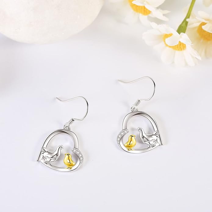925 Sterling Silver Earrings for Women Dangle Drop Earrings Jewelry Gifts