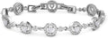 Tennis Bracelet for Women 14K Gold Plated Cubic Zirconia Bracelet,Classic Crystal Tennis Bracelet, Rhinestone Delicate Bracelet Gift for Her
