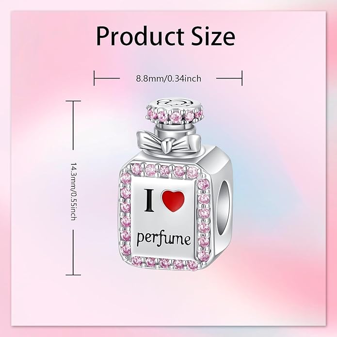 Bible Family Mom Wife Love Heart Dangle Charm 925 Sterling Silver Charms fits Bracelets and Necklace Pendant Bead Charms Jewelry Present for Women Family Friends