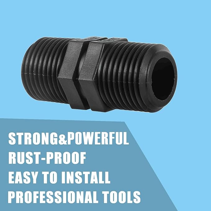 10 Pcs Head Pipe Riser 1/2 Inch MPT Double Male Pipes Thread Head | Pipe Riser - Image 4