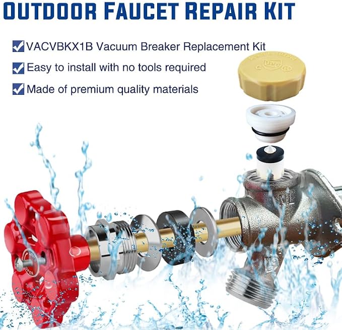 3 Pack Vacuum Breaker Repair Kit Replacement - Image 4