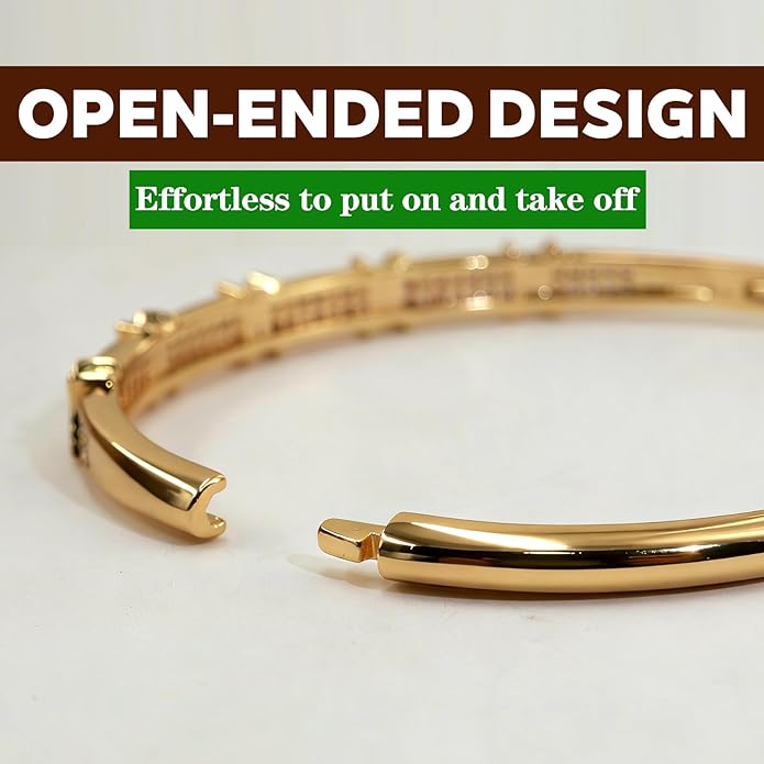 3PCS Gold Bangle Bracelet Set for Women, Bamboo Joint & Twisted Rope Design, Copper Inlaid with 3A Zircon, Stackable Trendy Jewelry, 2.4 Inch, Great Gift for Her Girlfriend Wife Mom Sister Lover on Birthday Christmas Valentine's Day Mother's Day