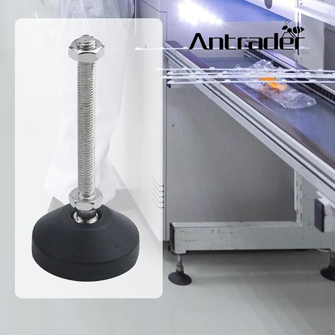 Antrader 4Pcs M8x50mm Adjustable Furniture Glides - Image 2
