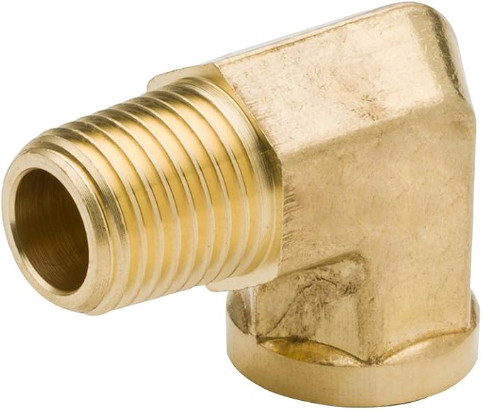 90 Degree Brass Street Elbow 1/2" NPT Male x 1/2" NPT Female Forged Pipe Fitting - Image 3