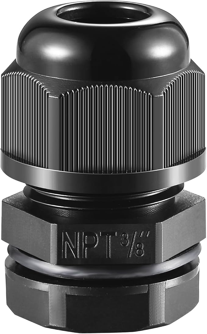 RTHIEAI 50 PCS 3/8" NPT Nylon Cable Gland Joints - Image 7
