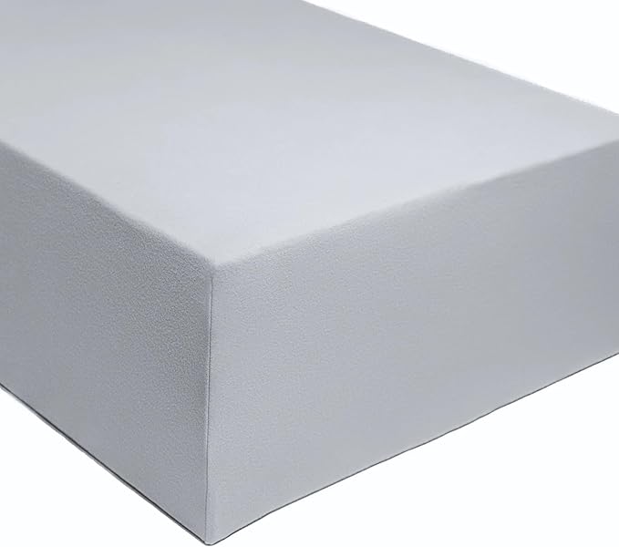 The Ollie Crib Sheet- Moisture-Wicking Material Keeps Baby Safe and Dry- Full Premium Elastic Perimeter- Easy to Pull On and Off- (Stone)