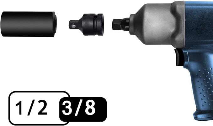 6-Piece Impact Adapter and Reducer Socket Set, 1/4 3/8 1/2 3/4 Inch Female To - Image 5