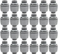 MAKERELE 24-Pack 3/4 Inch 180° PVC Liquid Tight Connectors | Commercial and by MAKERELE