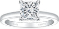 Elspeth 925 Sterling Silver Engagement Ring for Women Oval/Radiant/Pear/Princess/RoundCut Cubic Zirconia Promise Ring Size 4-10