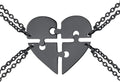 FindChic Personalized Matching BFF Necklace for 2/3/4/5/6 Puzzle Name Heart Pendant Stainless Steel Couple Necklace Set Customized Necklaces for Teen Girls
