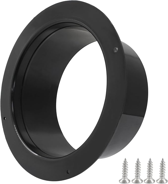 Piutouyar 125mm/5 Inch Duct Connector Flange, Straight Pipe Flanges Duct by Piutouyar