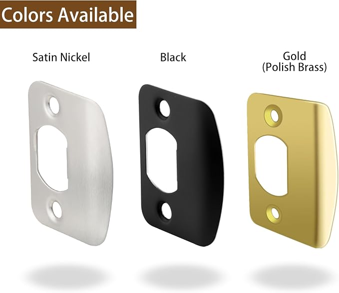 Door Reinforcement Strike Plate, - Image 5