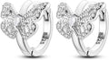 NARMO Earrings for Women 925 Sterling Silver Heart Hoops Small Colorful Rainbow Hoop Earrings Huggie Earrings