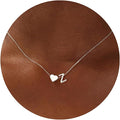 Turandoss Valentines Day Gifts for Kids Teen Girls - Dainty 18K Gold Plated Heart Initial A-Z Pendant Necklace Trendy Jewelry Heart Necklaces Birthday Valentines Day Gifts for Girlfriend Wife Women