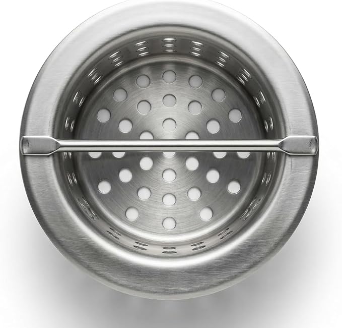 5 in. Stainless Steel Floor Trough Drain Strainer Basket - Image 6