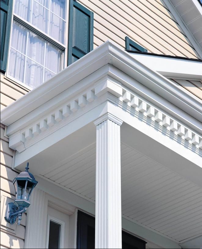 Homeside Raised Panel Vinyl Shutter 1 Pair 14-1/2in. x 55in. 049 Royal - Image 7
