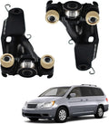 1 Pair Sliding Door Rollers Hinge Assembly Set Left Right Side Replacement by SEBLAFF