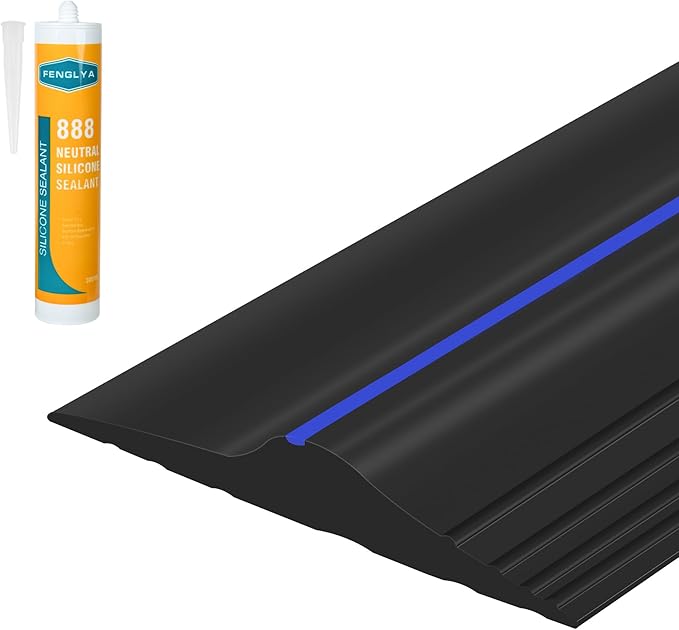 ToLanbbt 12Ft/3.7M Universal Garage Threshold Seal Strip by ToLanbbt