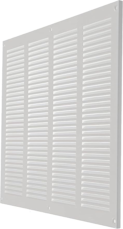 Repa Market 2-Pack Air Vent Cover 16x12 Inch White Galvanized Steel Louvered - Image 8