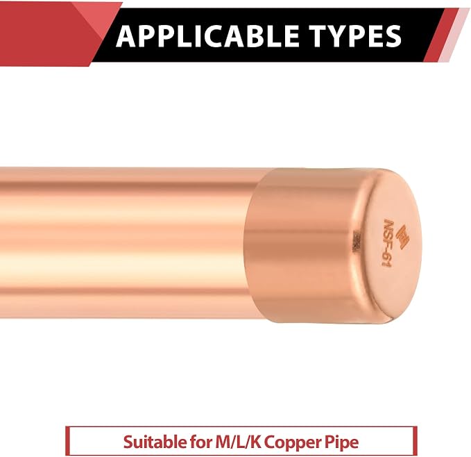 1 Piece EFIELD 2-inch Solder Copper Pipe End Cap | Copper Plumbing Fittings - Image 3