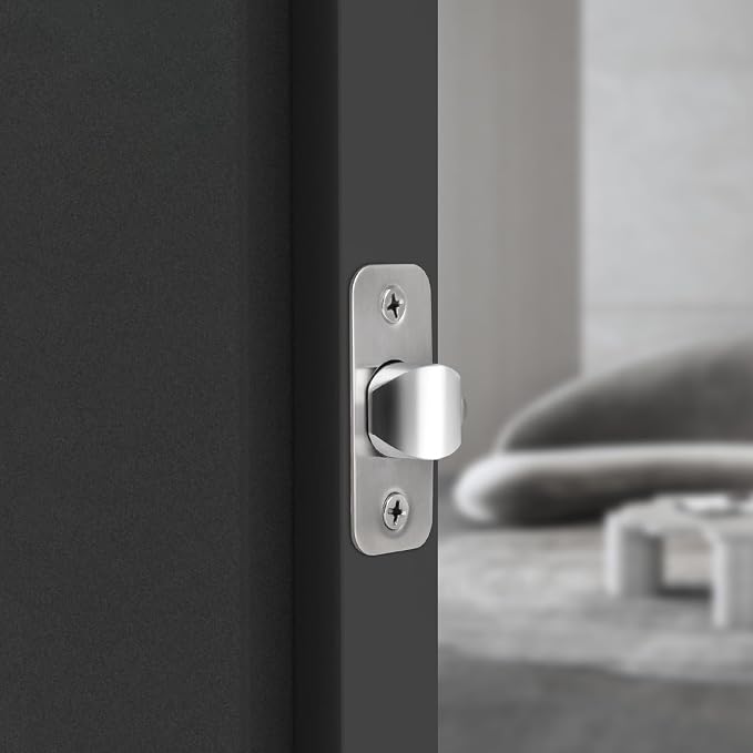 Adjustable Deadlatch 2-3/8'' or 2-3/4'', Keyed Entry Door Lock 45° Turning - Image 5