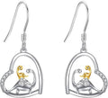 925 Sterling Silver Earrings for Women Dangle Drop Earrings Jewelry Gifts