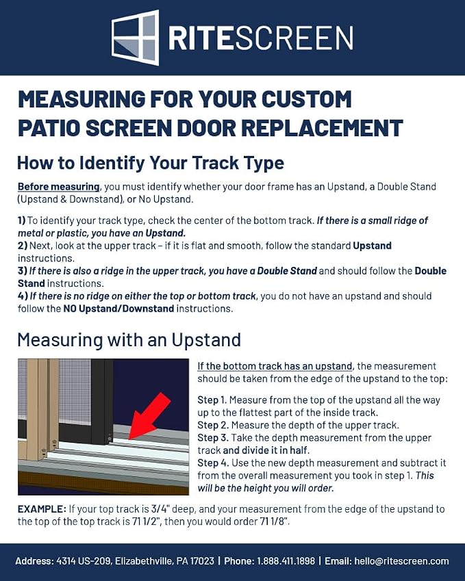 Custom Size Sliding Patio Screen Door Kit – Made to Order Aluminum Frame - Image 16