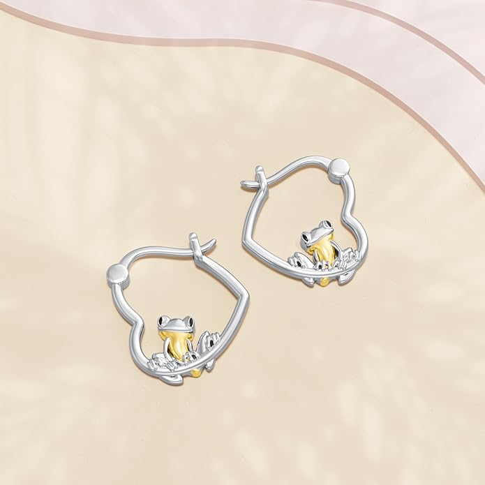 Hypoallergenic Earrings Rabbit Tiger Teddy Koala Puppy Panther Peacock Earrings Sterling Silver Animal Hug Hoop Earrings Jewelry Mothers Day Graduation Birthday Gifts for Women