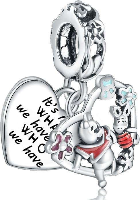 MITSOKU 925 Sterling Silver Charms for Bracelets Necklaces Animal prototype Pendant Safety Chain Dangle Pendants Beads Christmas Day Charms Jewelry Gift for Women