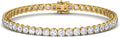 0.50-15 Carat Lab Grown Classic Diamond Tennis Bracelet 4 Prong Setting Luxury Collection (F-G Color, SI Clarity) Length- 7 Inch