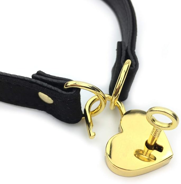 Succuba Padlock Collar Necklace Lolita Collar Cat Kitty Velvet Necklace