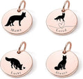 SM Design Mama Animal Charm Set – Set of 4 Stainless Steel Charms – Motherhood & Family Keepsake Jewelry Charmss