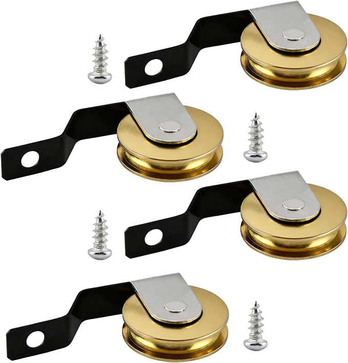 4 Pack Sliding Screen Door Rollers Replacement Fits - Image 8