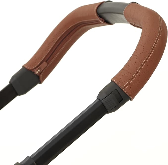 Veer Switch&Roll Stroller with Leather Grips and Leather Bumper Bar | 4 Wheel All-Terrain Stroller with Switchback Seat | Shock Absorbing, Durable, Maneuverable, Collapsible