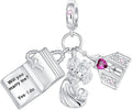 925 Sterling Silver Charms for Bracelets and Necklaces Charms for Women Fashion Jewelry for Women Friend and Mother