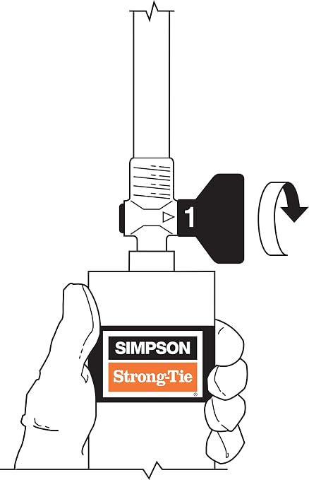 Simpson Strong-Tie ETIPAC2G10 Crac-Pac Injection Epoxy - 9 oz. Cartridge - Image 4