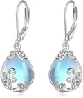 POPLYKE Celtic Filigree Teardrop Drop Dangle Earrings Sterling Silver Leverback Earrings Jewelry for Women