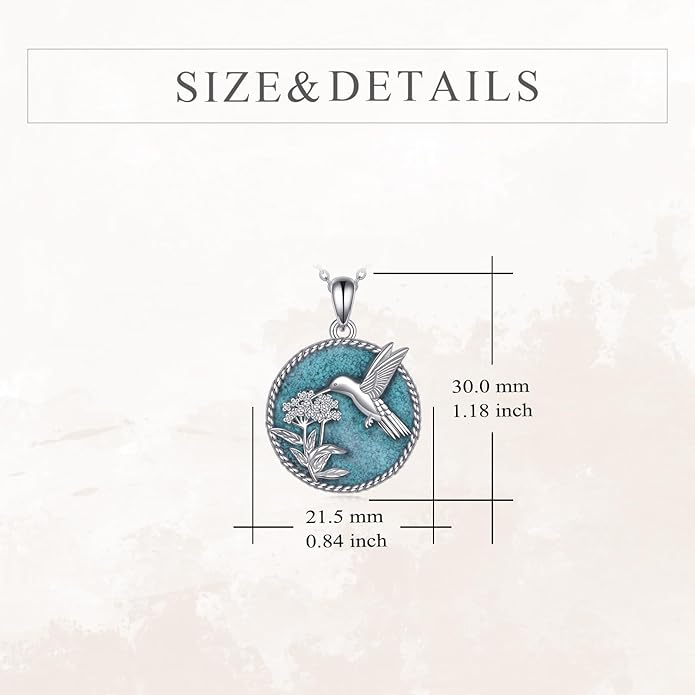 YFN 925 Sterling Silver Hummingbird/Cardinal/Cat Necklace for Women Animal Pendant with Adjustable 18"+2" Chain Jewelry Gift for Christmas, Valentine's Day, Mother's Day, Birthday-Gift Box Included