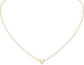 ChicSilver Personalized 925 Sterling Silver Dainty Small Heart/Star/Moon/Dot/Triangle Pendant Necklace for Women, Silver/Gold/Rose Gold/Black (with Gift Box)