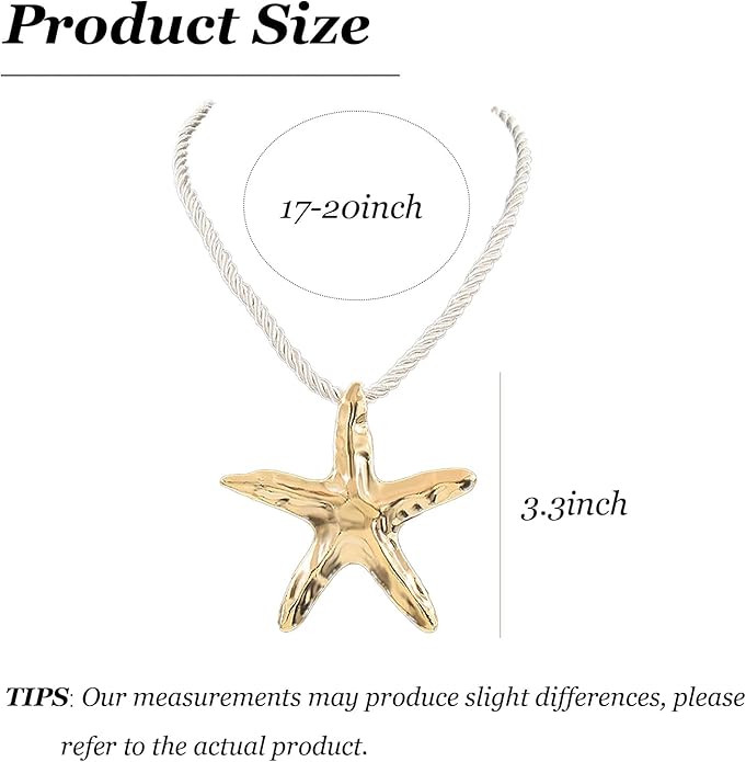 Gold Sea Shell Necklace Layered Charm Necklace for Women Boho Summer Seashell Beach Starfish Necklaces 14k Pearl Chain Surfer Jewelry Beach Vacation Essentials