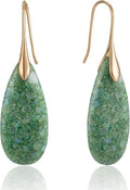 SELOVO Stone Fishhook Dangle Drop Earrings Statement Earrings for Women Stone
