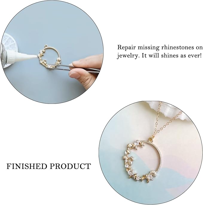 Fashewelry 50Pcs Tiny Cubic Zirconia Faceted Rhinestone Cabochons 1mm 2mm 3mm 4mm 5mm Clear Pointed Back Crystal Diamante Gems for Nail Art Craft Replacing Jewelry