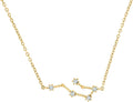PAVOI 14K Gold Plated Astrology Constellation Horoscope Zodiac Necklace 16-18"