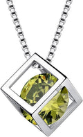 Aurora Tears Birthstone Necklace/Earring 925 Sterling Silver Women Cross/3D Cube/Cresent Moon Birth Stone Jewelry Mens Birthday Gift Anniversary Present