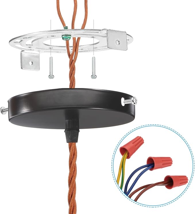 PATIKIL 105mm Universal Light Fixture Mounting Bracket Kit, Light Crossbar - Image 4