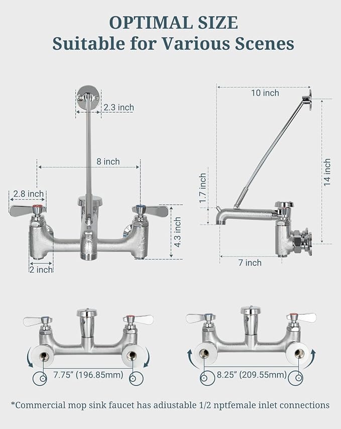 Commercial Mop Sink Faucet - Image 4