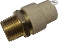10 Pack XFITTING 1/2" Male CPVC Adapter, 1/2 MNPT CPVC Coupling by XFITTING