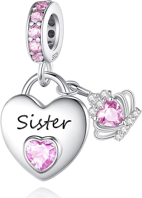 Family Charms for Charms Bracelet: 925 Sterling Silver Heart Dangle Charms for Bracelets and Necklaces, Birthday Mother's Day Christmas Jewelry Gifts For Women.