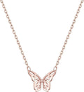 ChicSilver Personalized 925 Sterling Silver Dainty Small Heart/Star/Moon/Dot/Triangle Pendant Necklace for Women, Silver/Gold/Rose Gold/Black (with Gift Box)