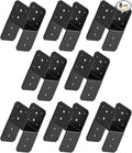 4x4 Post Bracket Kit for Wood Posts, Beams | Inner Size 3.5" x 3.5", Heavy-Duty by AnobeyiHardware